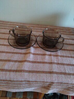 Arcoroc cup and saucer set